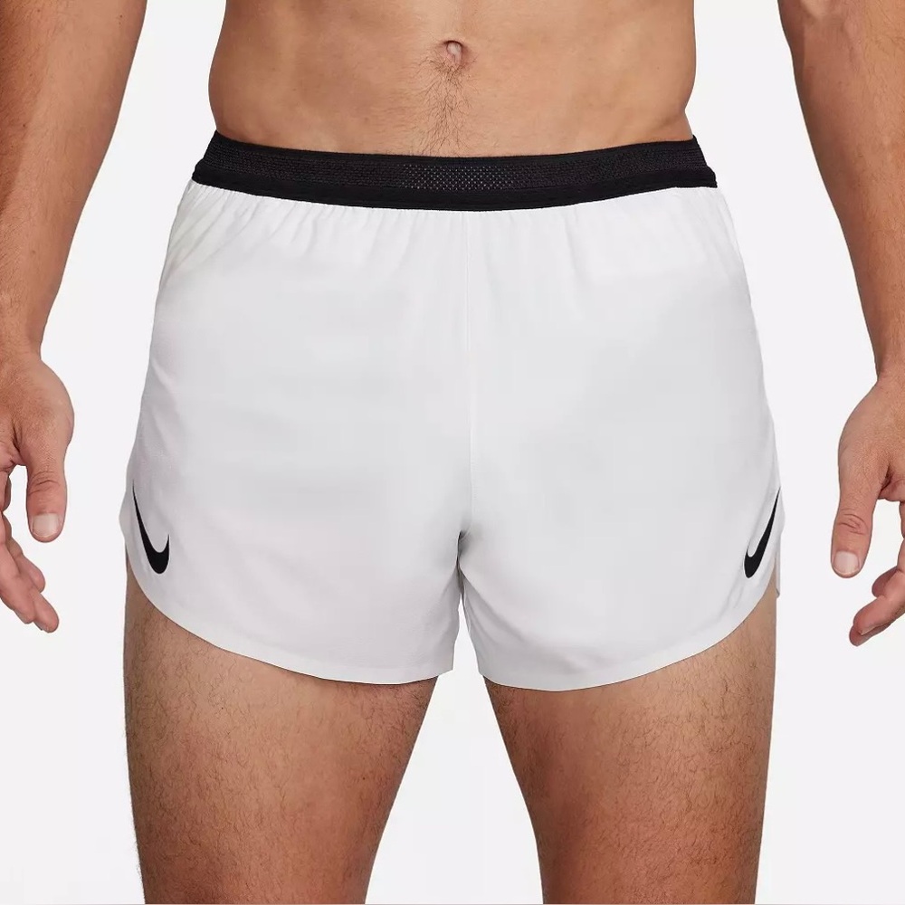 Nike Dri-FIT ADV AeroSwift 4" Brief-Lined Racing Shorts Men 2XL White FN3352-121